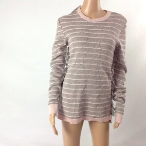 $275 Stephan Schneider Men's Multi Jumper Rite Sweater Size 1/S Pink CrewNeck  - Picture 1 of 6