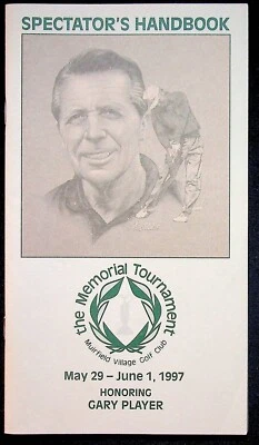 Muirfield Village Golf Club Dublin Ohio 1997 Spectator's Handbook Gary Player - Image 1 of 3