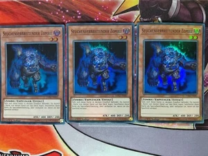 3x SEUCHENVERBREITENDER ZOMBIE - DASA-DE041 Super Rare / 1. Auflage NM Playset - Bild 1 von 2