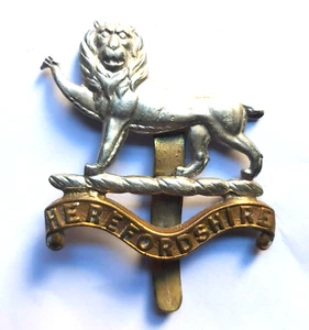 Original Cap Badge Herefordshire Light Infantry Regiment Hereford (B2) - Picture 1 of 2