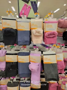 Primark Mädchen 1 Paar Plüsch gefütterte Kuschel Leggings Fleece schwarz oder Farbe 3-15 Jahre - Bild 1 von 10