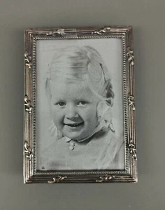 9901758 925er Argent Cadre Photo Rectangulaire Relief 8x5, 7cm - Picture 1 of 2