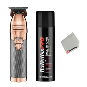 BaBylissPRO Rose Gold FX Cordless Trimmer with Cleaning Spray and Cloth - Picture 1 of 4