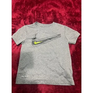 Nike Boys Shirt Dri Fit Size 4 Gray - Picture 1 of 4