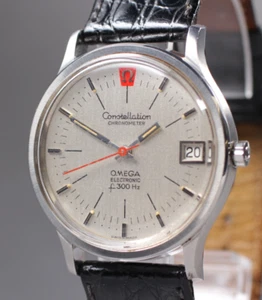 Vintage 1971 [N MINT] OMEGA Constellation f300Hz 198.003 Cal.1250 Qz 35mm Watch - Picture 1 of 11