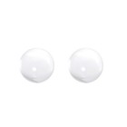 10mm Diametro sfera acrilica trasparente/sfera trasparente ornamento 0.4 " 2 pz