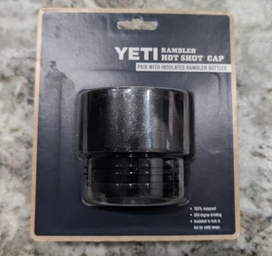 YETI Rambler Hot Shot Cap Black BPA Free Bottle Cap Replacement Fits All Rambler - Picture 1 of 4