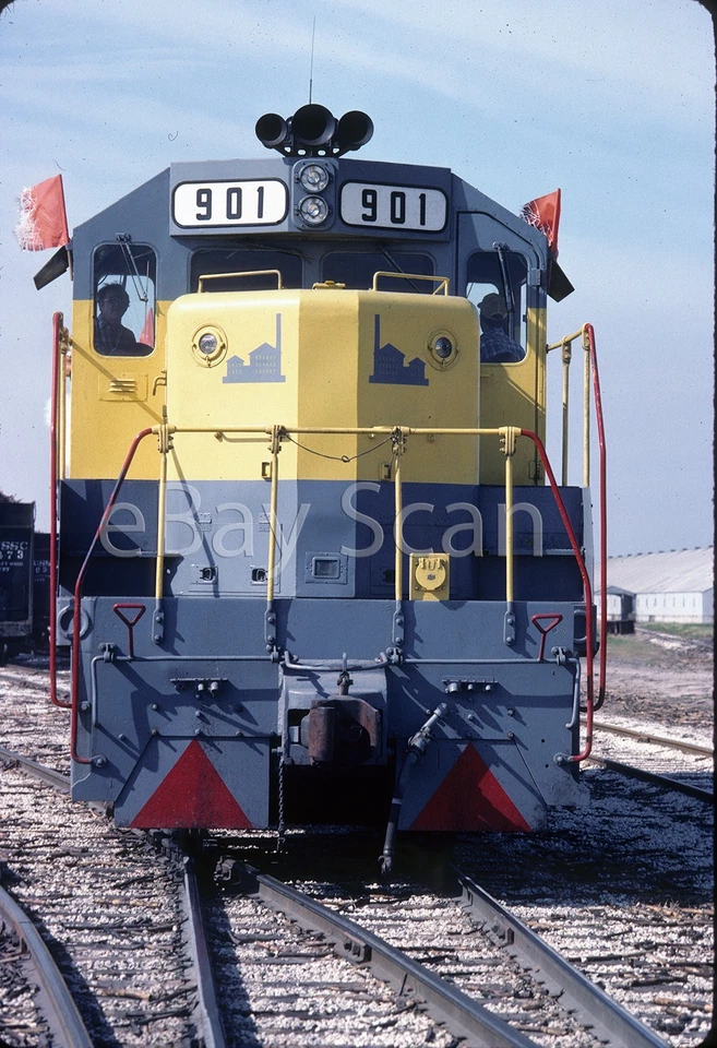 Diapositiva original - US Sugar GP7 901 Clewiston FL en 1984 Foto 1 de 1