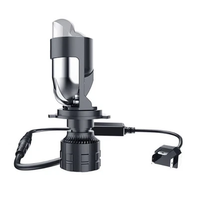 Front Car LED Headlight H4 Dual Lens Spotlight with Long Lasting Durability - Image 1 of 4