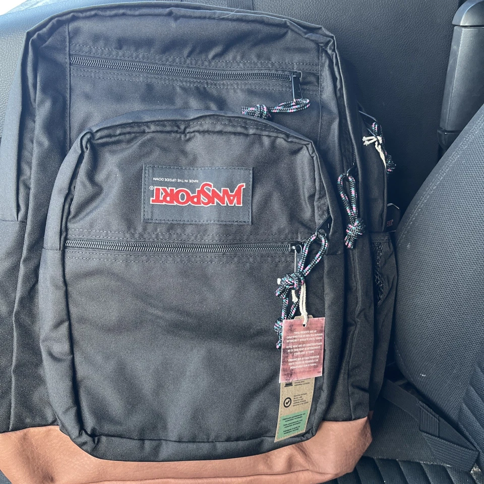 Stranger Things x JANSPORT RIGHT PACK HELLFIRE CLUB brown and Black Backpack - Image 1 of 4
