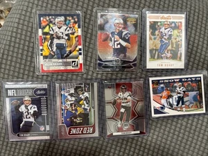 Tom Brady Football Card Lot of 7 - Picture 1 of 2