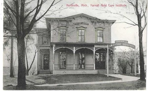 Northville, Mich., Yarnall Gold Cure Institute 1900's unused post card - Picture 1 of 2