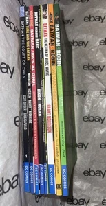 (6) Lote de 8 novelas gráficas de bolsillo comerciales de Batman y (2) Batman y Robin casi nuevo-en muy buen estado - Imagen 1 de 8