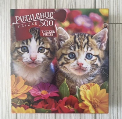 Puzzlebug Deluxe 500 Piezas Puzzle "KITTEN TRIO" Foto 1 de 2