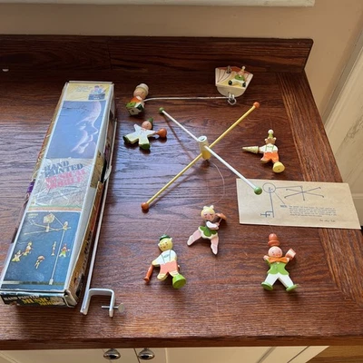 Irmi Cuna Bebé Guardería Madera Móvil Circo Animales Cuerda Musical De Colección 131811 Foto 1 de 4