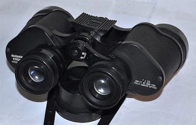 BUSHNELL ENSIGN WIDE ANGLE BINOCULARS 7 X 35, 500 ft at 1000 yds COATED GOOD  - Image 1 of 3