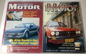 Modern Motor Magazines X2 Alfa Romeo Commodore 1979 Moffat Bathurst 1984 Vintage - Picture 1 of 8