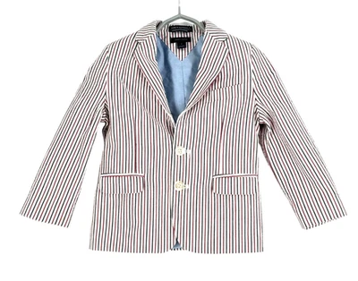 Chaqueta Blazer Tommy Hilfiger Niños Rayas Talla 4 Años Foto 1 de 4