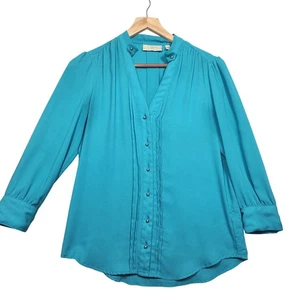 Anthropologie Moulinette Soeurs Damenbluse mit Knopfleiste Größe 0 - Bild 1 von 7