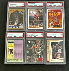 1990s Michael Jordan Chicago Bulls (6) Graded ALL PSA 9 - MINT! - Picture 1 of 2
