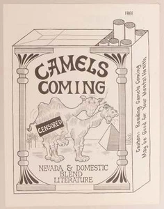 Charles Bukowski, Richard Morris / Camels Coming Newsletter No 1 May 1972 - Imagen 1 de 1