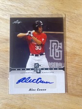 2013 Leaf Perfect Game Showcase Auto Alec Cease #A-AC1 Auto