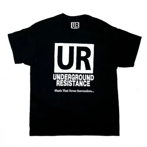 Underground Resistance - Music That Never Surrenders T-Shirt (Black) - Picture 1 of 2