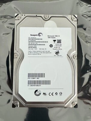 SEAGATE BARRACUDA LP 1TB 3.5" SATA 5900RPM HARD DISK HDD ST31000528AS GREEN - Image 1 of 2