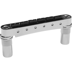 Graph Tech ResoMax NV2 Auto Lock Bridge String Saver Saddles 6MM Posts Chrome - Picture 1 of 2
