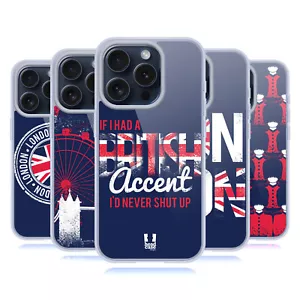 HEAD CASE LONDON PRINTS CUSTODIA COVER MORBIDA IN GEL PER APPLE iPHONE TELEFONI - Foto 1 di 8