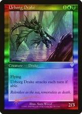 Urborg Drake FOIL Invasion NM Blue Black Uncommon MAGIC MTG CARD ABUGames