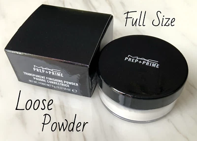 MAC Prep + Prime Transparent Finishing LOOSE Powder - 0.32oz/9g - Full Size NIB - Image 1 of 4