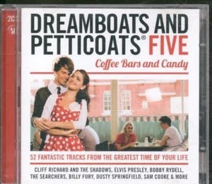 Dreamboats And Petticoats Five-Coffee Bars And Candy 2-CD Billy Fury/Dave Berry+ - Picture 1 of 4