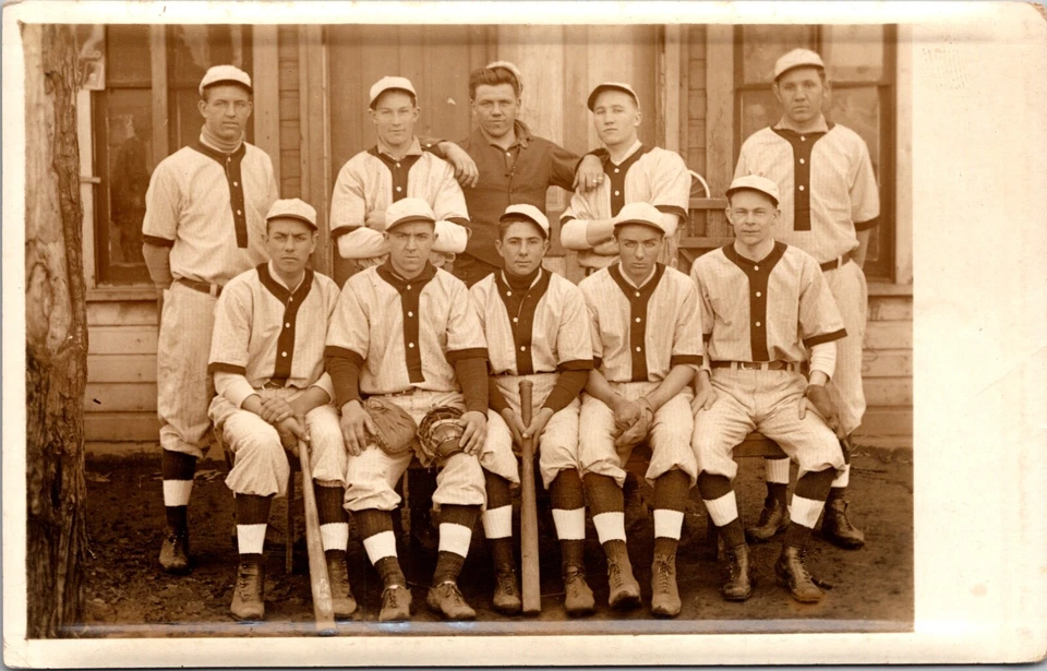 Foto real postal del equipo de béisbol Foto 1 de 2