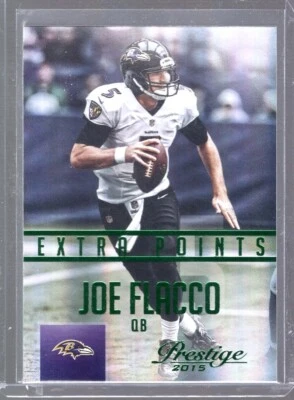 2015 Panini Prestige Extra Points Green Joe Flacco #57 - Image 1 of 2