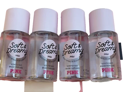 Victoria's Secret ROSA Fragancia Mini Niebla Suave Soñador TSA Viaje 4 Piezas Nuevo Foto 1 de 2