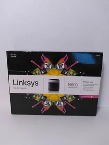 Linksys N600 2.4+5 GHZ Dual Band Wi-Fi Router USB 300+300 Mbps #E2500-NP NEW - Picture 1 of 3