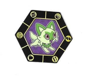 Pokemon Battle Match - McDonald's 2023 - Coin - Sprigatito - THH D3E - Foto 1 di 1