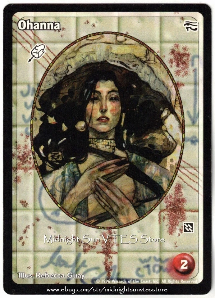 Ohanna Malkavian Ancient Hearts V:TES VTES Vampire CCG - Image 1 of 1