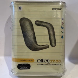 Microsoft Office 2004 for Mac Student and Teacher BD6-00001 Brand New Sealed - Picture 1 of 4