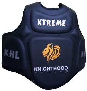KHL Chest Protector Guard Shield Pro Karate Body Armour MMA KickBoxing Boxing