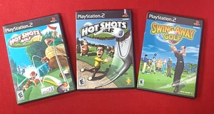 Sony PlayStation PS2 Lot Of 3 Golf Games HOT SHOTS GOLF 3 + FORE! + Swing Away G - Picture 1 of 8