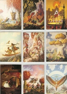 HILDEBRANDT FLIGHTS OF FANTASY complete trading card set CHASE SET and promo - Picture 1 of 5