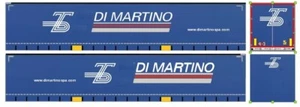 Grafica adesiva "Di Martino" x semirimorchi Herpa 1/87 - Foto 1 di 1