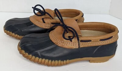 Mujer Sporto Azul Marino Impermeables Botas bajas Pato Zapatos EE. UU. 5 Foto 1 de 4