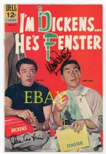 I'm Dickens He's Fenster signiert Dell TV Comic John Astin Marty Ingels RAR - Bild 1 von 3