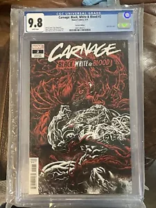 Carnage: Black, White & Blood #2B CGC 9,8 pagine bianche - Foto 1 di 2