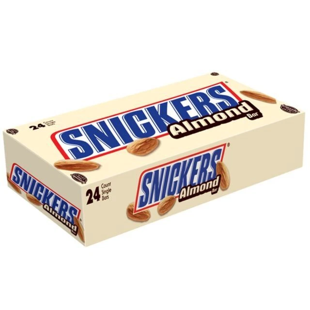 Snickers Almond Chocolate Candy Bars - 1.76oz (Pack of 24)