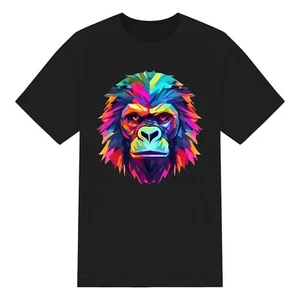 Camiseta Gorilla con colores vibrantes. Regalo para hombre cumpleaños Navidad Día del Padre - Imagen 1 de 17
