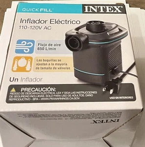 Intex Quick Fill Electric Pump ~ 110~120V AC Inflater and Deflater ~ 66659WS - Picture 1 of 3